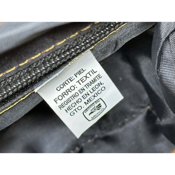 Gold Camel Beige Sunflower Embossed Tooled Artisan LEATHER Crossbody bag Purse - Picture 12 of 16